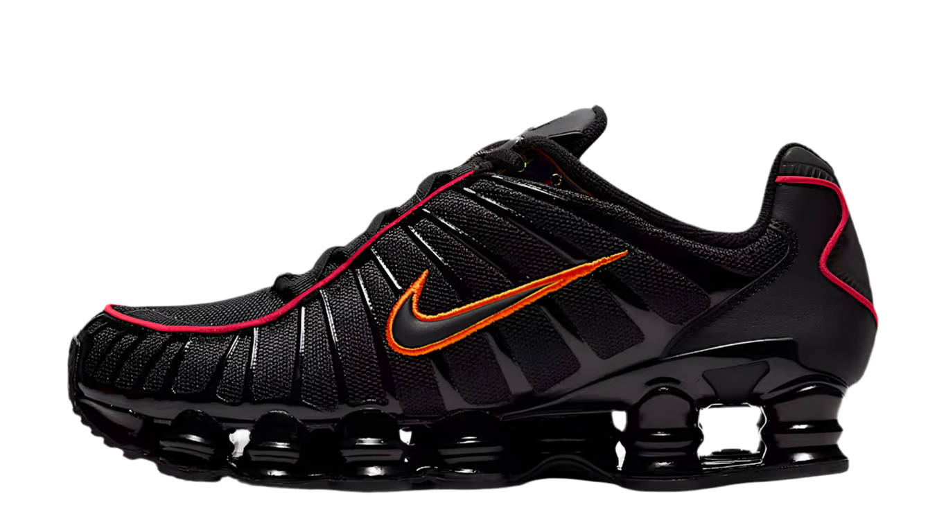 NIKE SHOX TL "Black Red Orange"