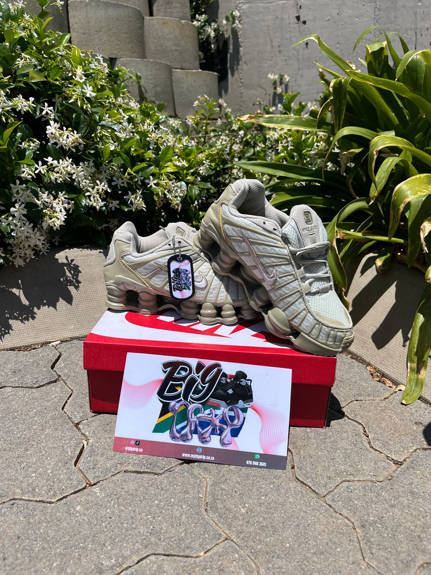 SHOX TL "Light Silver/White/Light Army"
