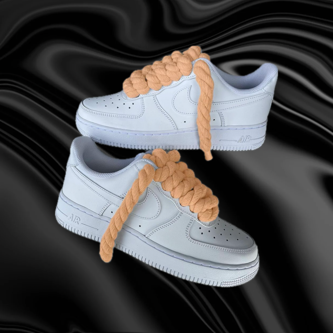 AIRFORCE 1 ROPE LACES LOW ‘07 “WHITE/PEACH”