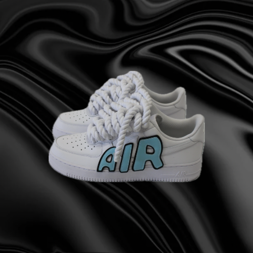 AF1 "AIR" ROPE LACES "BLUE"
