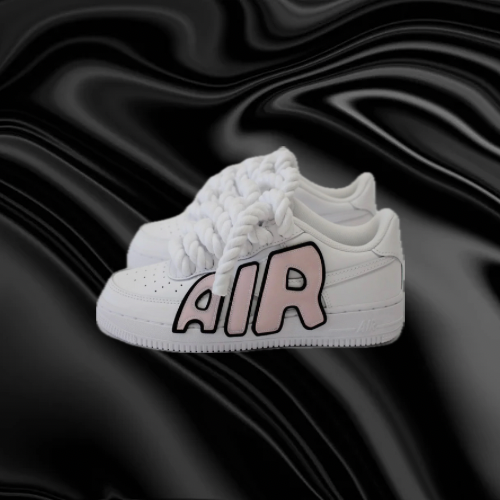 AF1 "AIR" ROPE LACES "PINK"