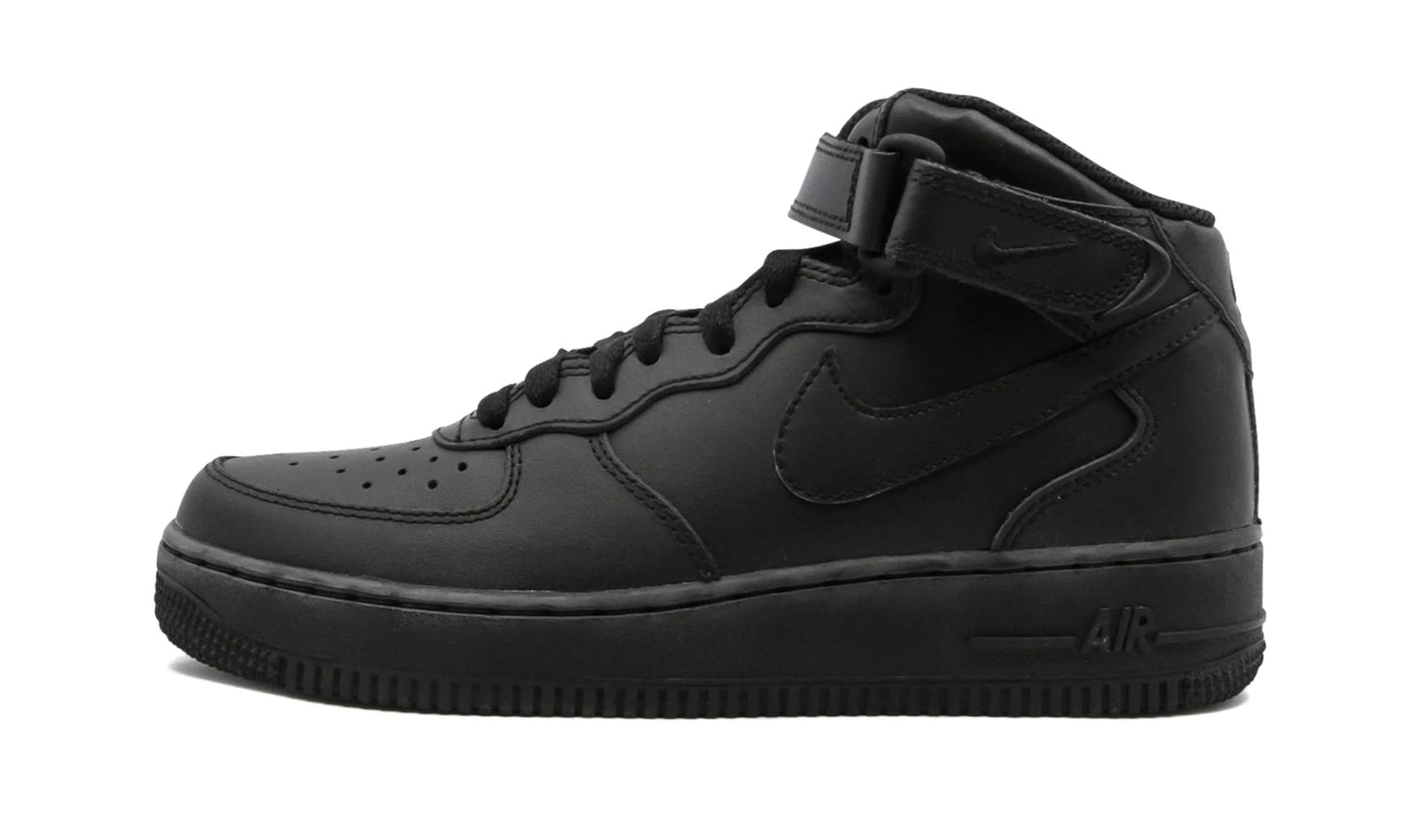 Kids Air Force 1 HI "BLACK ON BLACK"