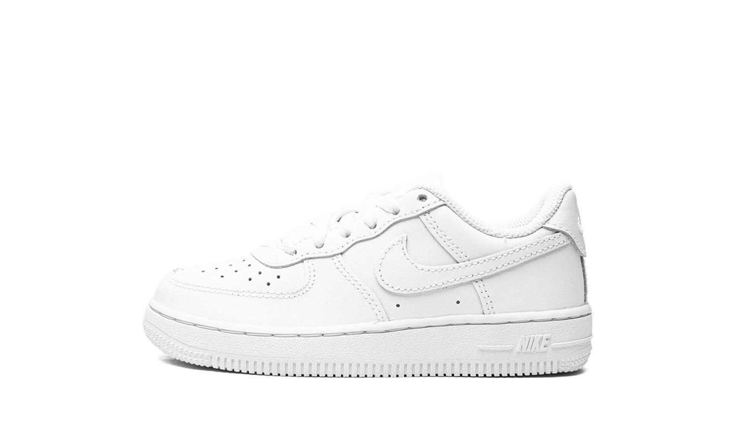 Kids Air Force 1 "White on White"