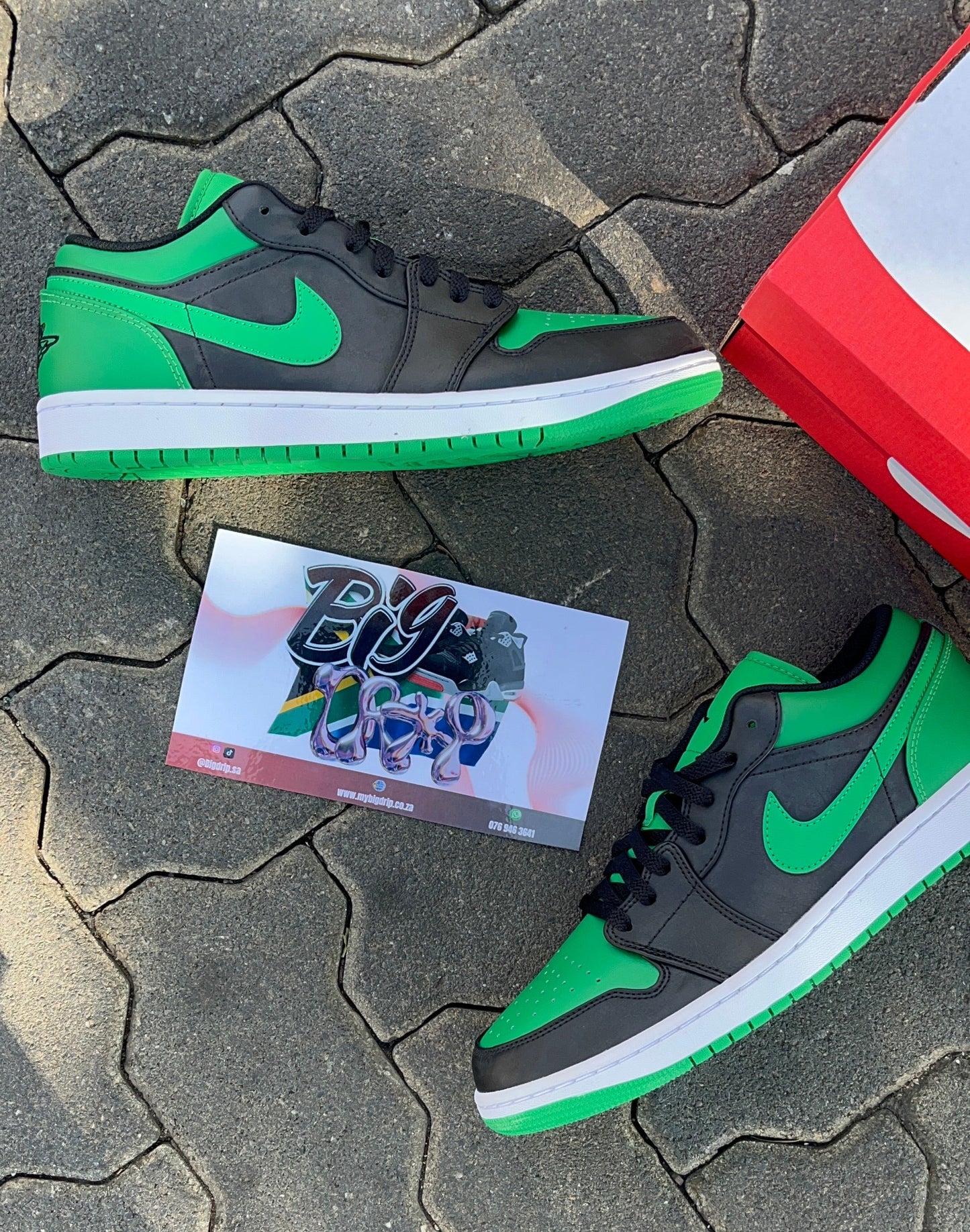 AIR JORDAN 1 LOW "lucky green"