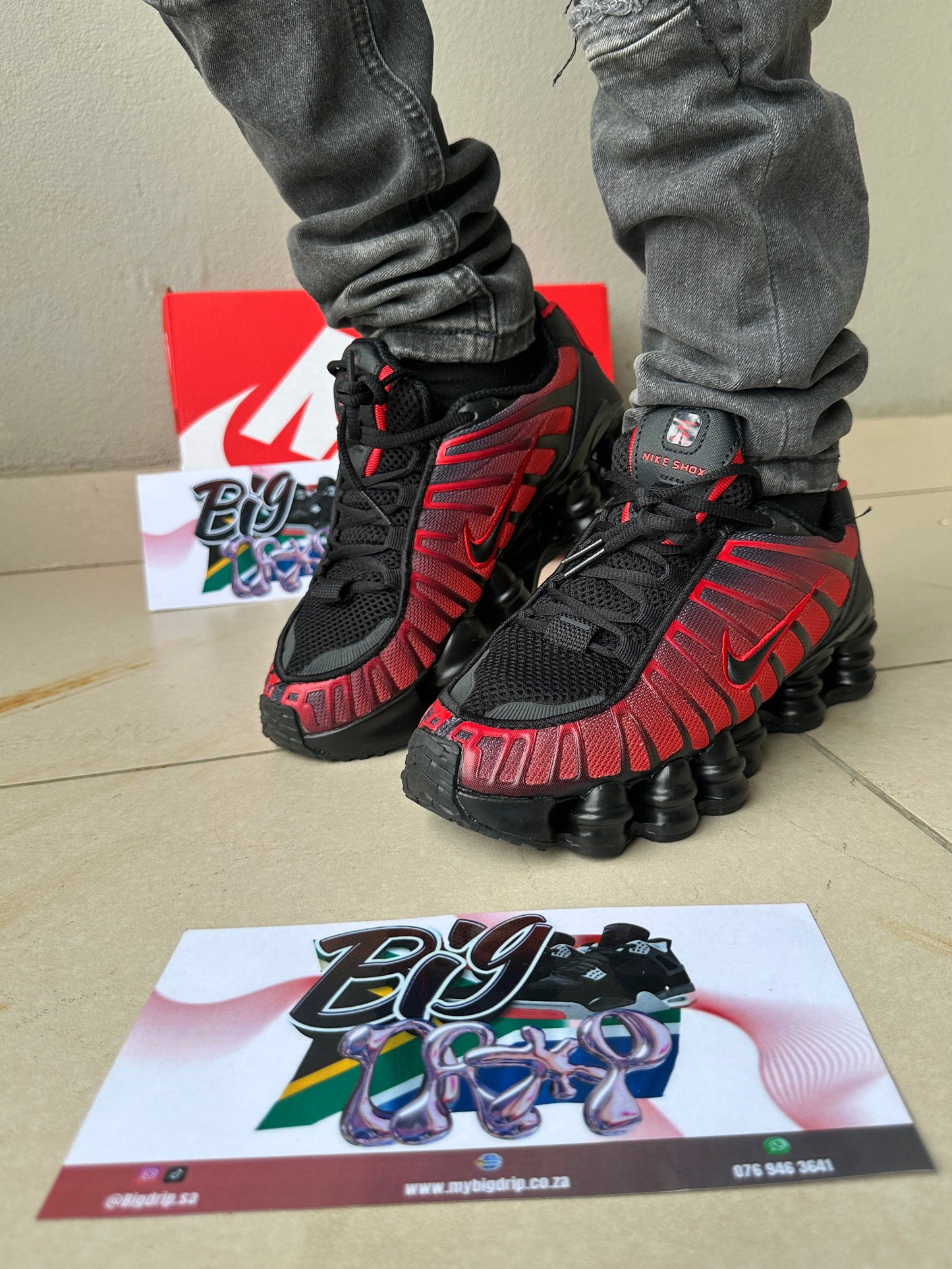 SHOX TL "black Red"
