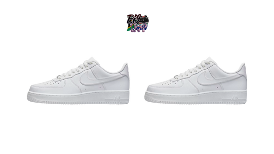 2 X AIRFORCE 1s ( WHITE AND WHITE )