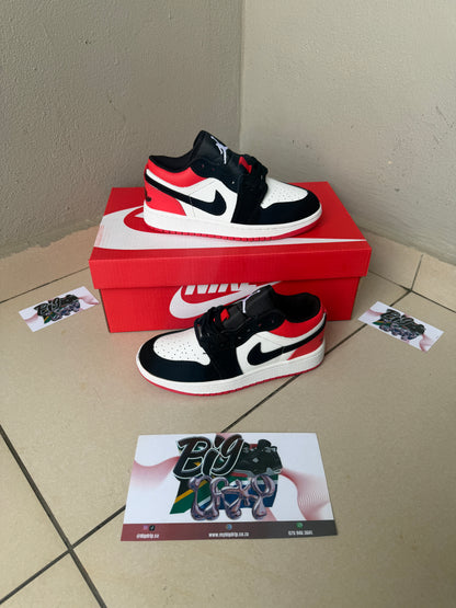 AIR Jordan 1 Low "White/Varsity Red/Black"