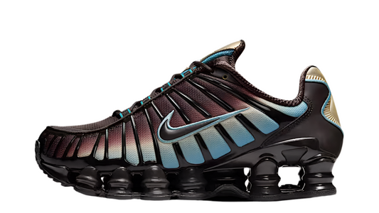 NIKE SHOX TL "black,brown / blue"