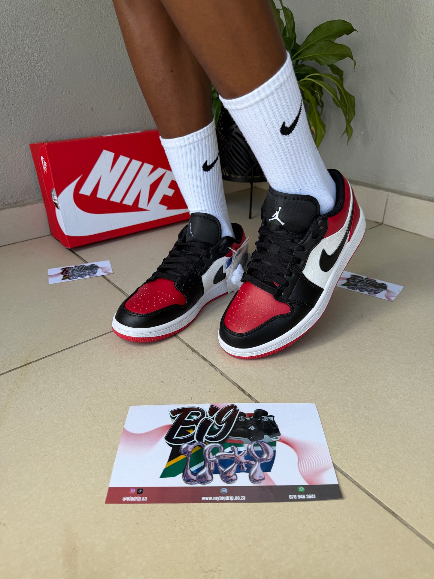 AIR Jordan 1 Low "bred toe 2.0 "