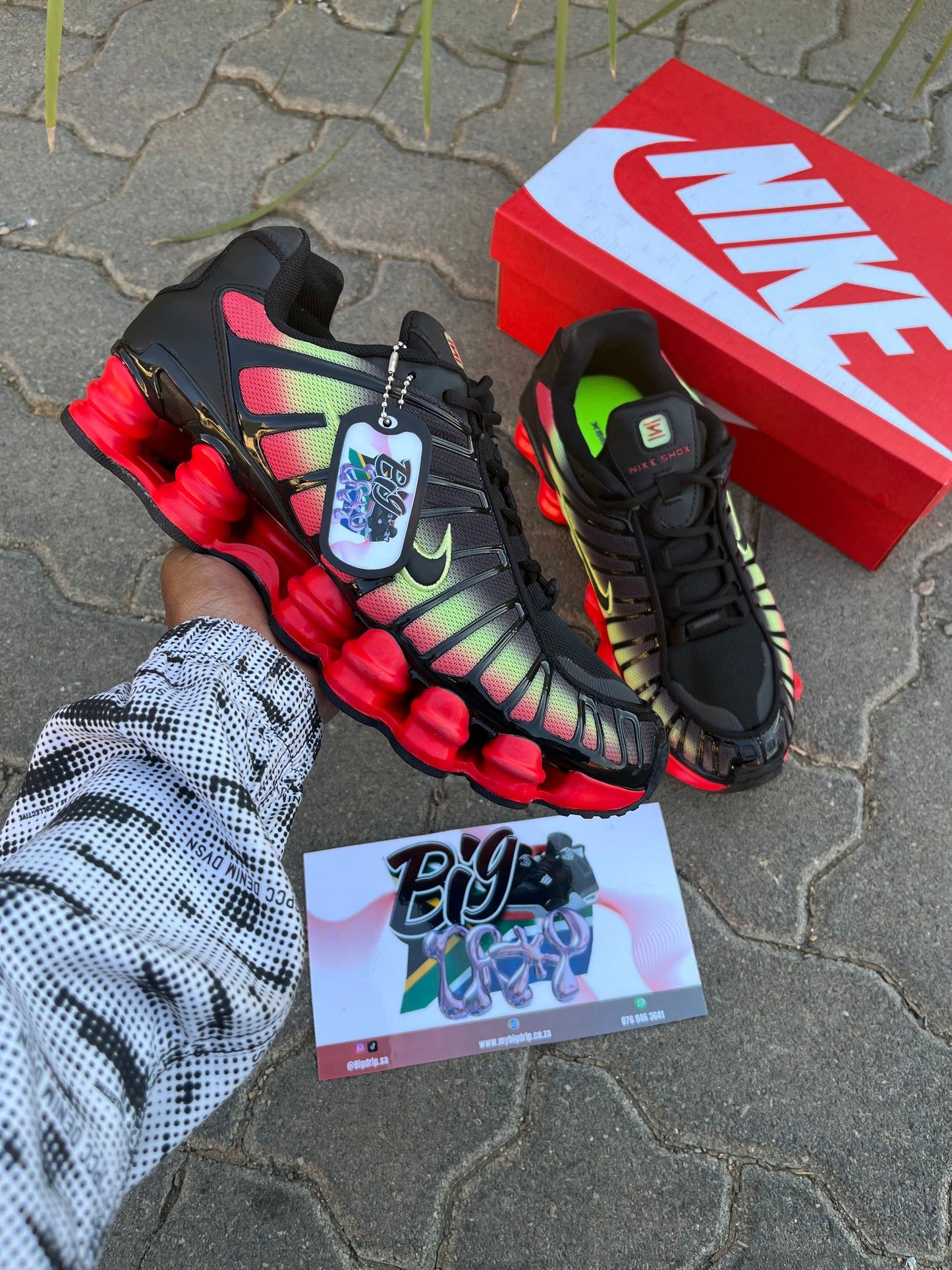 SHOX TL "Black/Volt/Fire Red"