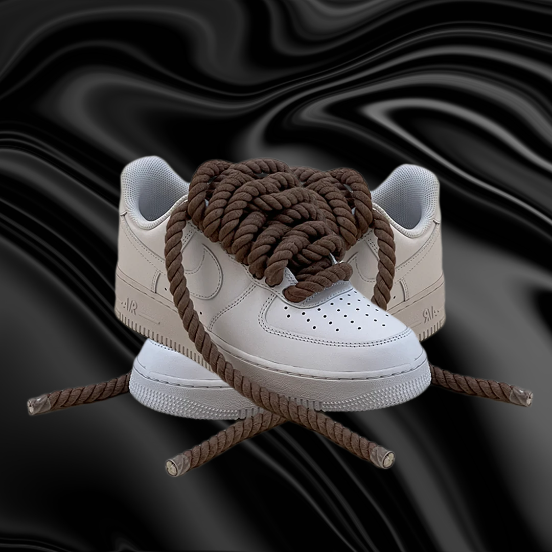 ROPE LACES LOW ‘07 “WHITE/BROWN”