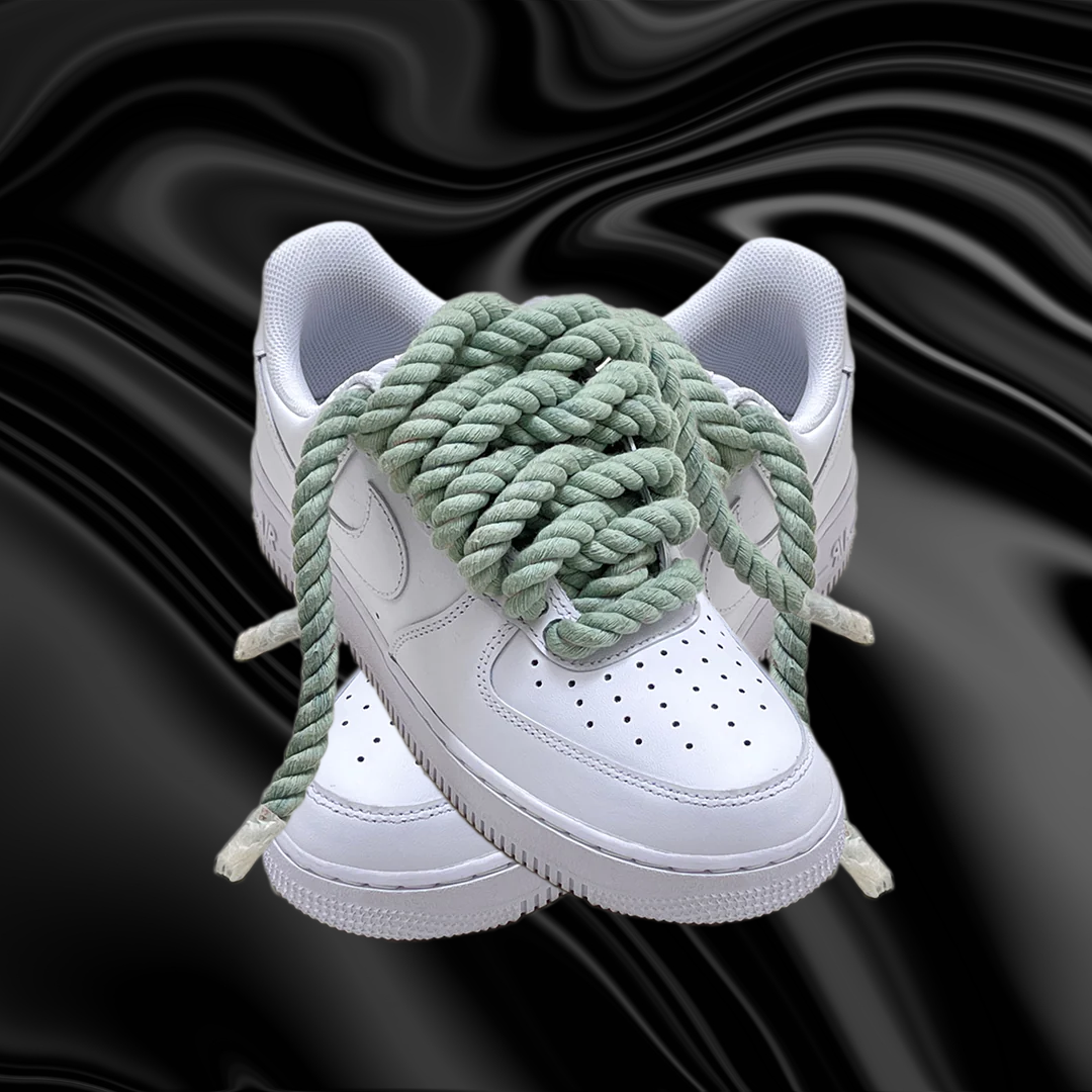 ROPE LACES LOW ‘07 “WHITE/OLIVE”