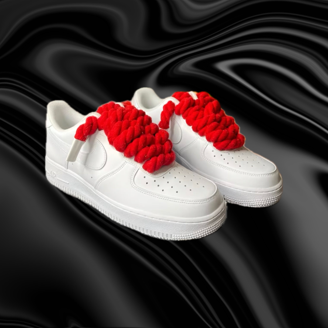 ROPE LACES LOW ‘07 “WHITE/RED”