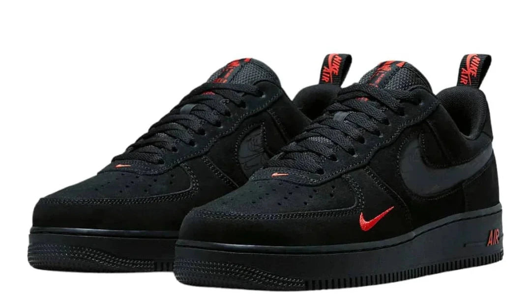 AIR FORCE 1 LOW " black/crimson "