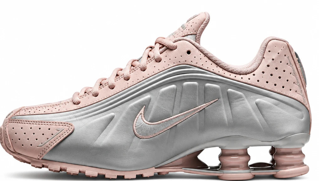 SHOX R4 “pink/beige/silver”