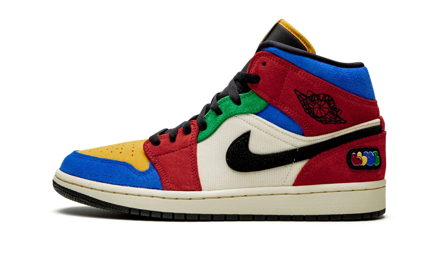 AIR JORDAN 1 MID "Blue The Great - Fearless"